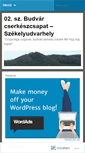Mobile Screenshot of budvarcserkesz.wordpress.com
