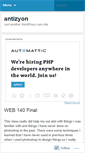 Mobile Screenshot of antizyon.wordpress.com