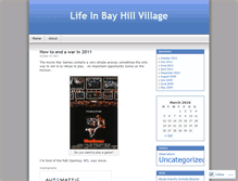 Tablet Screenshot of bayhillvillage.wordpress.com