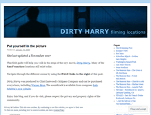 Tablet Screenshot of dirtyharryfilminglocations.wordpress.com