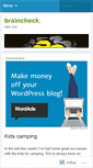 Mobile Screenshot of braincheck.wordpress.com