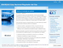 Tablet Screenshot of enargas.wordpress.com