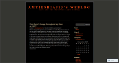 Desktop Screenshot of amyieshiaj13.wordpress.com