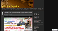 Desktop Screenshot of culturaespirita.wordpress.com