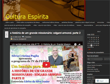 Tablet Screenshot of culturaespirita.wordpress.com