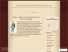 Tablet Screenshot of hightowerlegal.wordpress.com