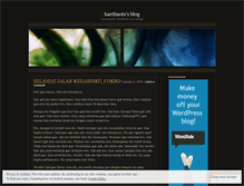 Tablet Screenshot of hardinoto.wordpress.com
