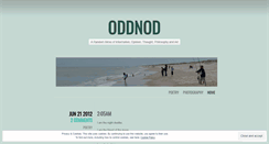 Desktop Screenshot of oddnod.wordpress.com