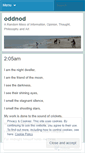 Mobile Screenshot of oddnod.wordpress.com