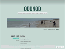 Tablet Screenshot of oddnod.wordpress.com