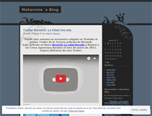 Tablet Screenshot of metanime.wordpress.com