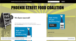 Desktop Screenshot of phxstreetfood.wordpress.com