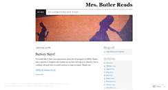 Desktop Screenshot of mrsbutlerreads.wordpress.com