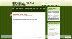 Desktop Screenshot of diretorioverde.wordpress.com