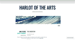 Desktop Screenshot of harlotofthearts.wordpress.com