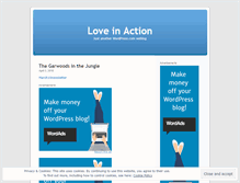 Tablet Screenshot of loveinactionasia.wordpress.com