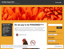 Tablet Screenshot of healthyhappy50ish.wordpress.com