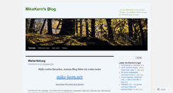 Desktop Screenshot of mikekern.wordpress.com