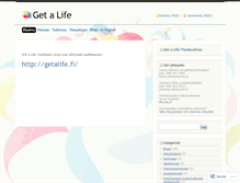 Tablet Screenshot of getalifehanke.wordpress.com