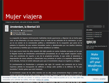 Tablet Screenshot of mujerviajera.wordpress.com