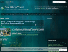 Tablet Screenshot of foodallergytravel.wordpress.com