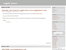 Tablet Screenshot of legallydrawn.wordpress.com