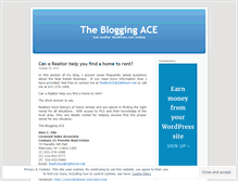 Tablet Screenshot of acerealty.wordpress.com