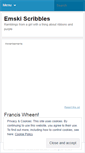 Mobile Screenshot of emskiscribbles.wordpress.com