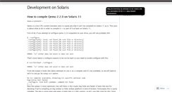 Desktop Screenshot of developmentonsolaris.wordpress.com