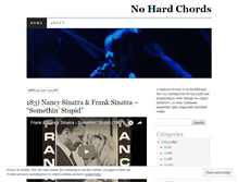 Tablet Screenshot of nohardchords.wordpress.com