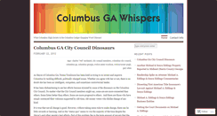Desktop Screenshot of columbusgeorgia.wordpress.com