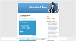 Desktop Screenshot of miserablef.wordpress.com