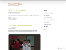 Tablet Screenshot of class3av.wordpress.com