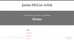 Desktop Screenshot of jamesmccue.wordpress.com