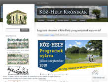 Tablet Screenshot of kozhely.wordpress.com