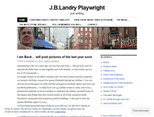 Tablet Screenshot of dramatist.wordpress.com