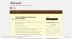 Desktop Screenshot of alfiansyahramdan.wordpress.com