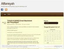 Tablet Screenshot of alfiansyahramdan.wordpress.com