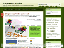 Tablet Screenshot of impressoesverdes.wordpress.com