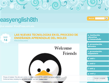 Tablet Screenshot of easyenglish8th.wordpress.com