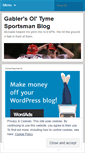 Mobile Screenshot of gablerssportsman.wordpress.com