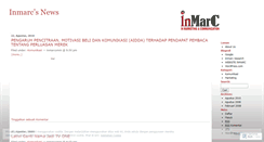 Desktop Screenshot of inmarcs.wordpress.com