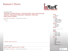 Tablet Screenshot of inmarcs.wordpress.com