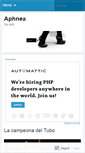 Mobile Screenshot of aphnea.wordpress.com