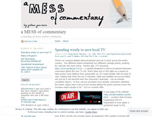 Tablet Screenshot of messofcommentary.wordpress.com