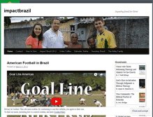 Tablet Screenshot of impactbrazil.wordpress.com