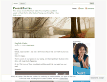 Tablet Screenshot of paolibanita.wordpress.com