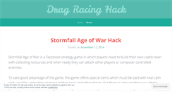 Desktop Screenshot of dragracinghacktool2.wordpress.com