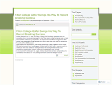 Tablet Screenshot of academyofgolf.wordpress.com
