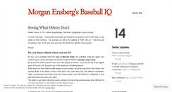 Desktop Screenshot of morganensberg.wordpress.com